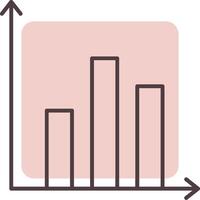 Prediction Line  Shape Colors Icon vector