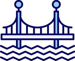 puente vecto icono vector