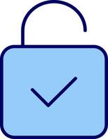 Padlock Vecto Icon vector