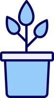 Plant Pot Vecto Icon vector