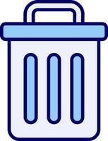 Trash Bin Vecto Icon vector