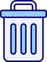 Trash Bin Vecto Icon vector