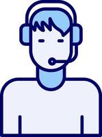 Customer Service Agent Vecto Icon vector