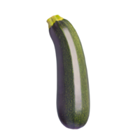 AI generated Fresh zucchini isolated on transparent background png