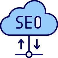 Cloud Server Vecto Icon vector