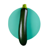 AI generated Fresh zucchini isolated on transparent background png