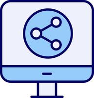 Data Share Vecto Icon vector