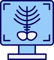 X-ray Bone Vecto Icon vector