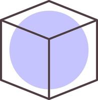 3D Design Line  Shape Colors Icon Line  Shape Colors Icon vector