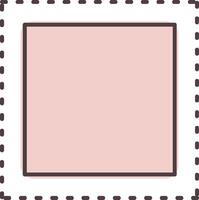 Marquee Line  Shape Colors Icon vector