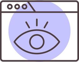 Visualization Line  Shape Colors Icon vector
