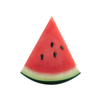 AI generated Fresh watermelon slice isolated on transparent background png