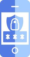 Mobile Security Vecto Icon vector