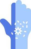 Dirty Hand Vecto Icon vector