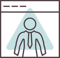 Web Line  Shape Colors Icon vector
