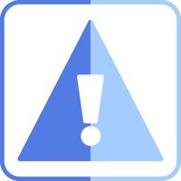 Caution Sign Vecto Icon vector