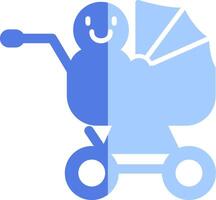 Baby Cart Vecto Icon vector