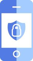 Mobile Security Vecto Icon vector