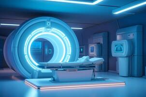 AI generated Precise Magnetic resonance. Generate Ai photo