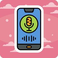 Voice Assistant Vecto Icon vector