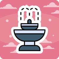 Fountain Vecto Icon vector