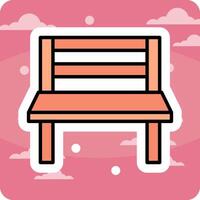 Bench Vecto Icon vector