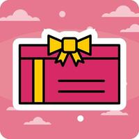 Gift Card Vecto Icon vector