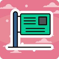 Billboard Vecto Icon vector