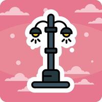 Street Light Vecto Icon vector