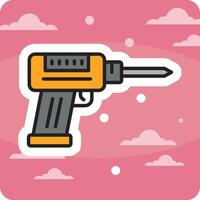 Drill Machine Vecto Icon vector