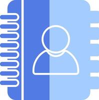 Contact Book Vecto Icon vector