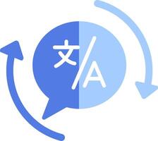 Translation Vecto Icon vector