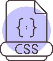 Css Line  Shape Colors Icon vector
