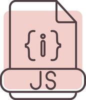 Js Format Line  Shape Colors Icon vector