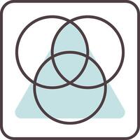 Diagram Line  Shape Colors Icon vector