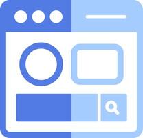 Search Page Vecto Icon vector