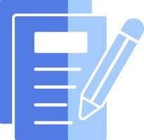 Notes Writing Vecto Icon vector