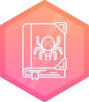 Horror Gradient polygon Icon vector