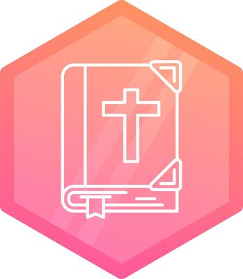 Bible Gradient polygon Icon
