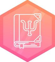 Psyhologist Gradient polygon Icon vector