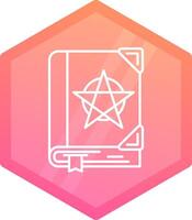 Tanakh Gradient polygon Icon vector