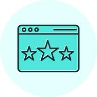 Web Page FeedBack Vecto Icon vector