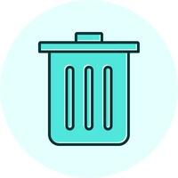 Dustbin Vecto Icon vector