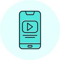 Play Video Vecto Icon vector