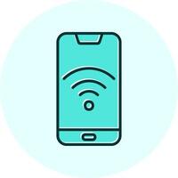 Smartphone Wifi Vecto Icon vector