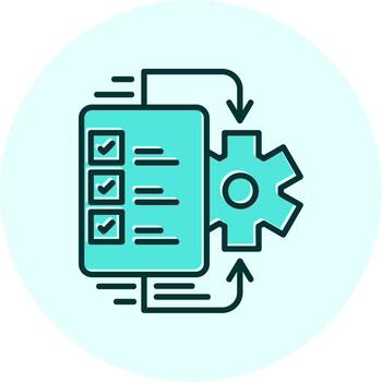 Workflow Vecto Icon vector