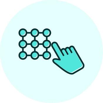 acceso código vecto icono vector