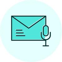 Voice Mail Vecto Icon vector