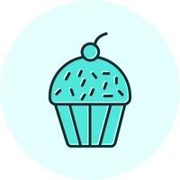 Cupcake Vecto Icon vector