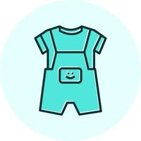 Dungarees Vecto Icon vector